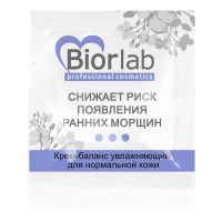 Дневной увлажняющий крем-баланс BIORLAB, пакетик-саше,  3 г, арт. LB-25011t
