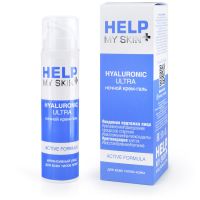 Крем - гель ночной HELP MY SKIN HYALURONIC, флакон с дозатором, 50 г, LB-25018