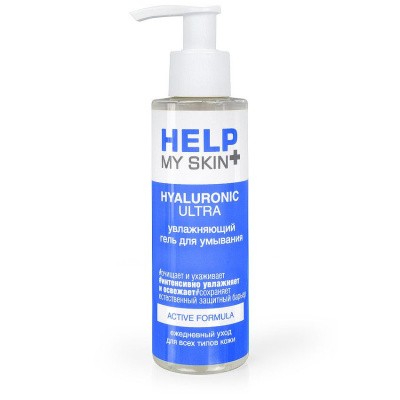 Гель для умывания увлажняющий HELP MY SKIN HYALURONIC, флакон с дозатором, 150 мл, арт. LB-25029